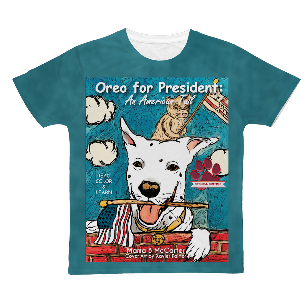 Oreo for President Classic Sublimation Adult T-Shirt