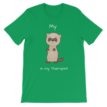 Load image into Gallery viewer, My Ferret is My Therapist (White) Classic Kids T-Shirt