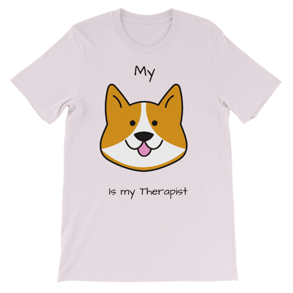 (Black) My Dog is my Therapist Classic Kids T-Shirt
