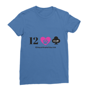 (Black Lettering) 12 Paws Club Classic Women's T-Shirt