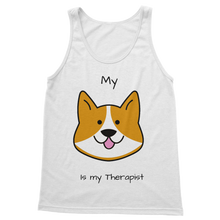 Load image into Gallery viewer, (Black) My Dog is my Therapist Classic Women&#39;s Tank Top