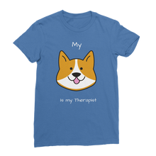 Load image into Gallery viewer, My Dog is My Therapist (White) Classic Women&#39;s T-Shirt