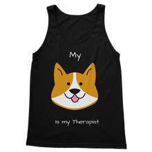 Load image into Gallery viewer, My Dog is My Therapist (White) Classic Women&#39;s Tank Top