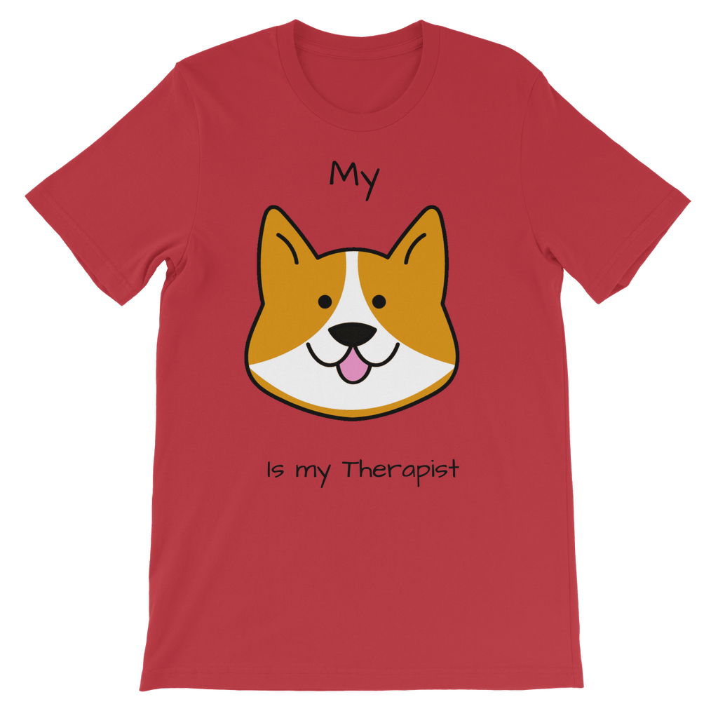 (Black) My Dog is my Therapist Classic Kids T-Shirt