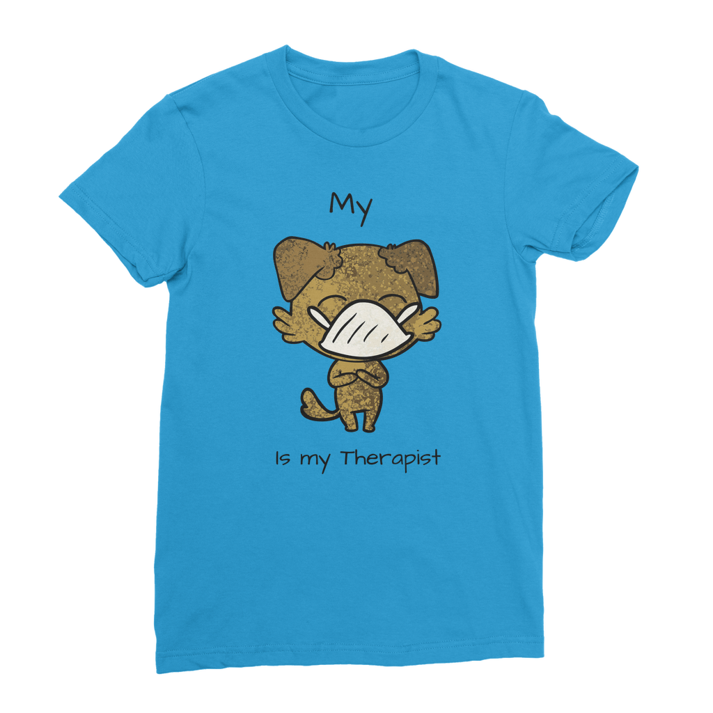 (Black) My ?? is My Therapist Classic Women's T-Shirt