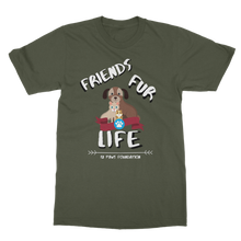 Load image into Gallery viewer, (White Lettering) Friends Fur Life Classic Adult T-Shirt