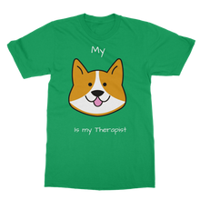 Load image into Gallery viewer, My Dog is My Therapist (White) Classic Adult T-Shirt