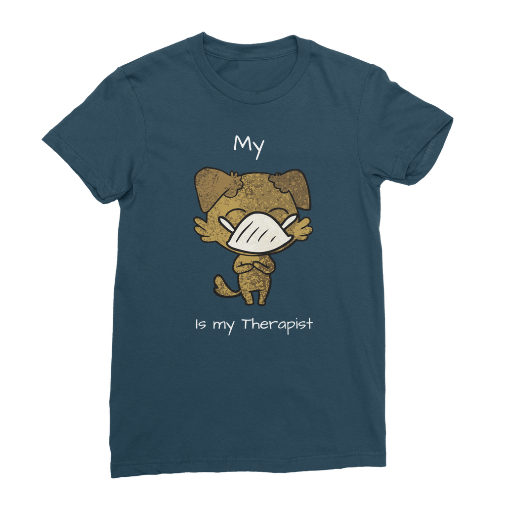 My ?? Is My Therapist (White) Classic Women's T-Shirt