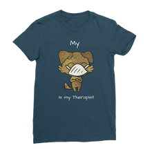 Load image into Gallery viewer, My ?? Is My Therapist (White) Classic Women&#39;s T-Shirt