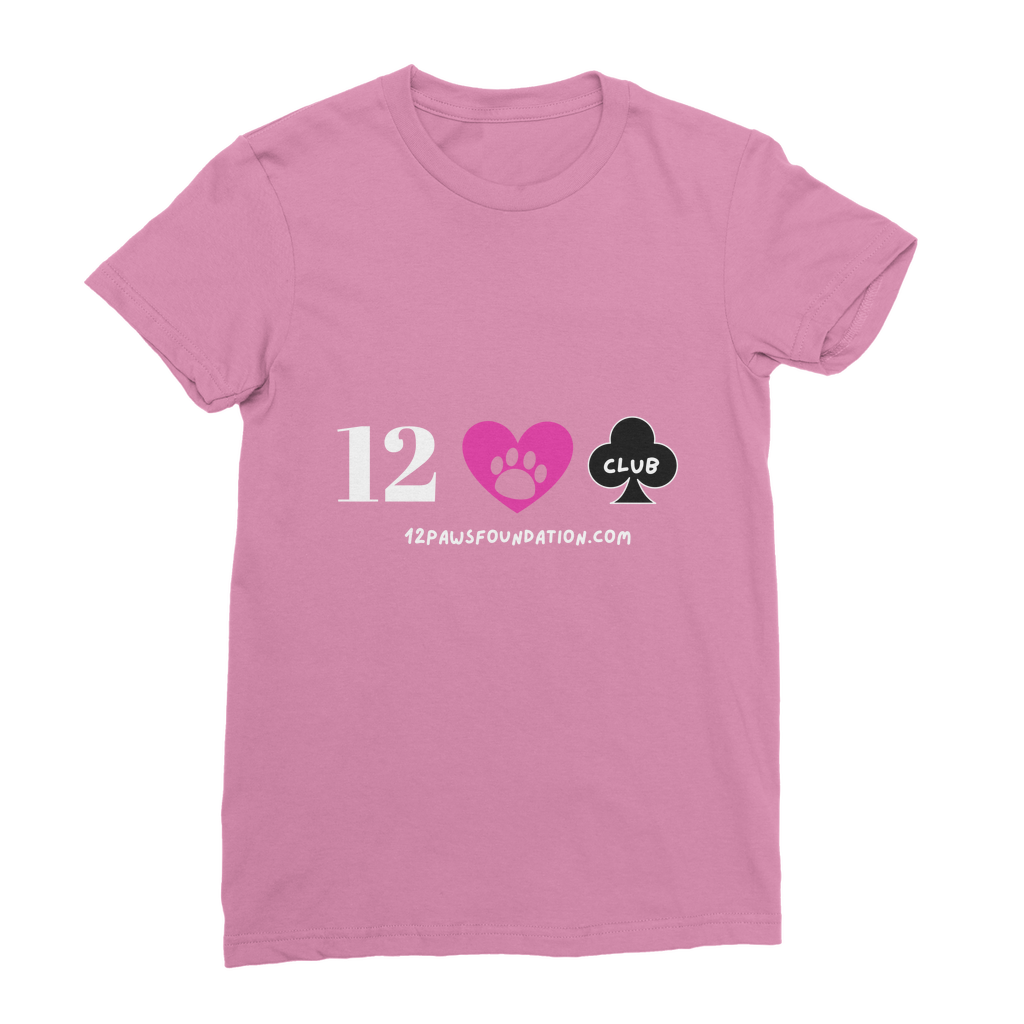 12 Paws Club (White Lettering) Classic Women's T-Shirt