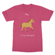 Load image into Gallery viewer, My Horse is My Therapist (White) Classic Adult T-Shirt