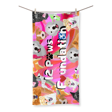 Load image into Gallery viewer, (Pink) 12 Paws Pattern Mask Sublimation All Over Towel