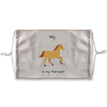 My Horse is My Therapist (Black) Sublimation Face Mask + 10 Replacement Filters