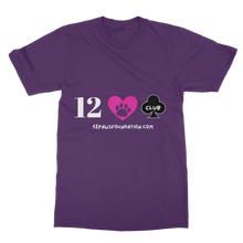 Load image into Gallery viewer, 12 Paws Club (White Lettering) Classic Adult T-Shirt