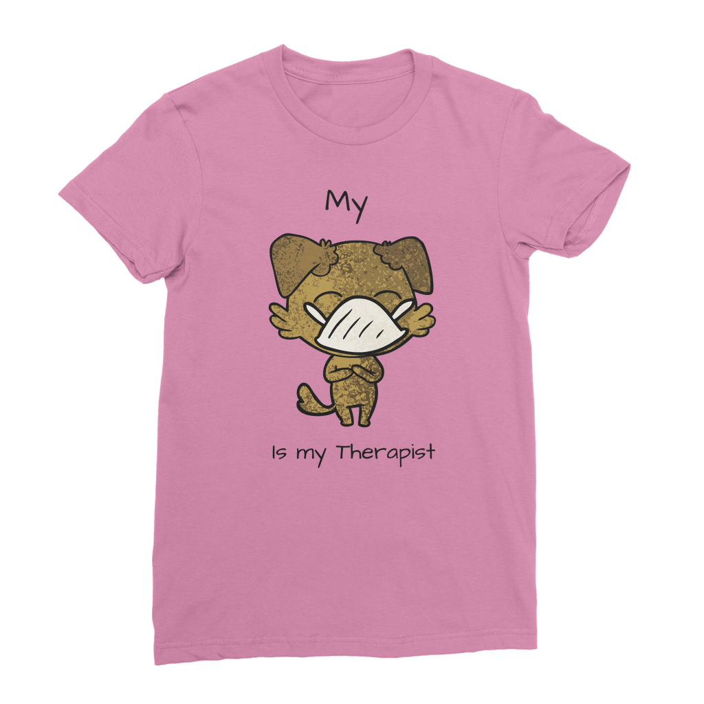 (Black) My ?? is My Therapist Classic Women's T-Shirt
