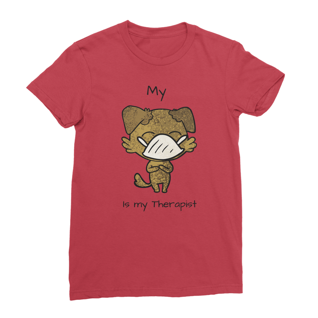 (Black) My ?? is My Therapist Classic Women's T-Shirt