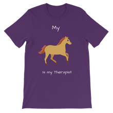 Load image into Gallery viewer, My Horse is My Therapist (White) Classic Kids T-Shirt