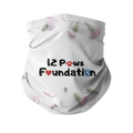 12 Paws Flower Shower Sublimation Neck Gaiter