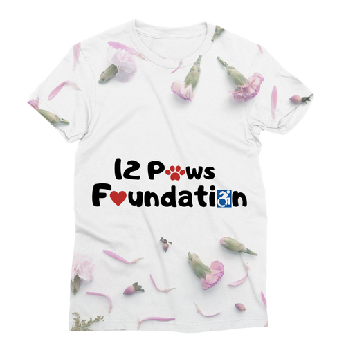 12 Paws Flower Shower Classic Sublimation Women's T-Shirt