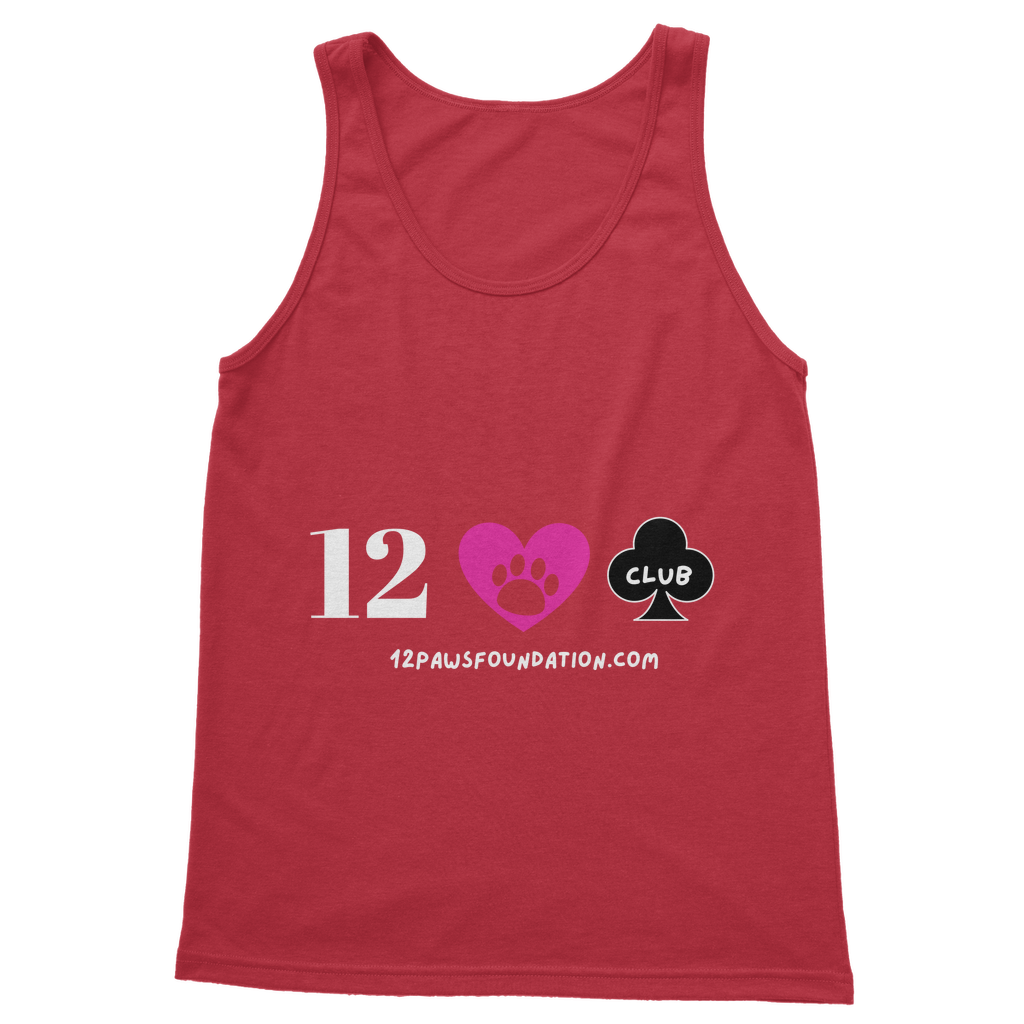 12 Paws Club (White Lettering) Classic Women's Tank Top