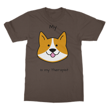 Load image into Gallery viewer, (Black) My Dog is my Therapist Classic Adult T-Shirt