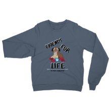 Load image into Gallery viewer, (Black Lettering) Friends Fur Life Classic Adult Sweatshirt