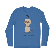 Load image into Gallery viewer, My Ferret is My Therapist (Black) Classic Long Sleeve T-Shirt