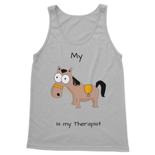 Load image into Gallery viewer, My Crazy Horse is My Therapist (Black) Classic Women&#39;s Tank Top