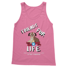 Load image into Gallery viewer, (White Lettering) Friends Fur Life Classic Women&#39;s Tank Top