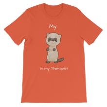 Load image into Gallery viewer, My Ferret is My Therapist (White) Classic Kids T-Shirt