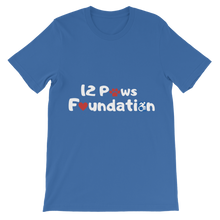 Load image into Gallery viewer, (White Lettering) 12 Paws Foundation Classic Kids T-Shirt