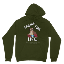 Load image into Gallery viewer, (White Lettering) Friends Fur Life Classic Adult Hoodie