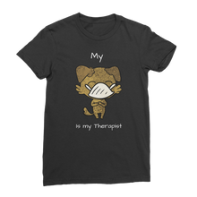 Load image into Gallery viewer, My ?? Is My Therapist (White) Classic Women&#39;s T-Shirt
