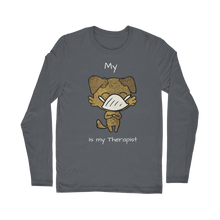Load image into Gallery viewer, My ?? Is My Therapist (White) Classic Long Sleeve T-Shirt