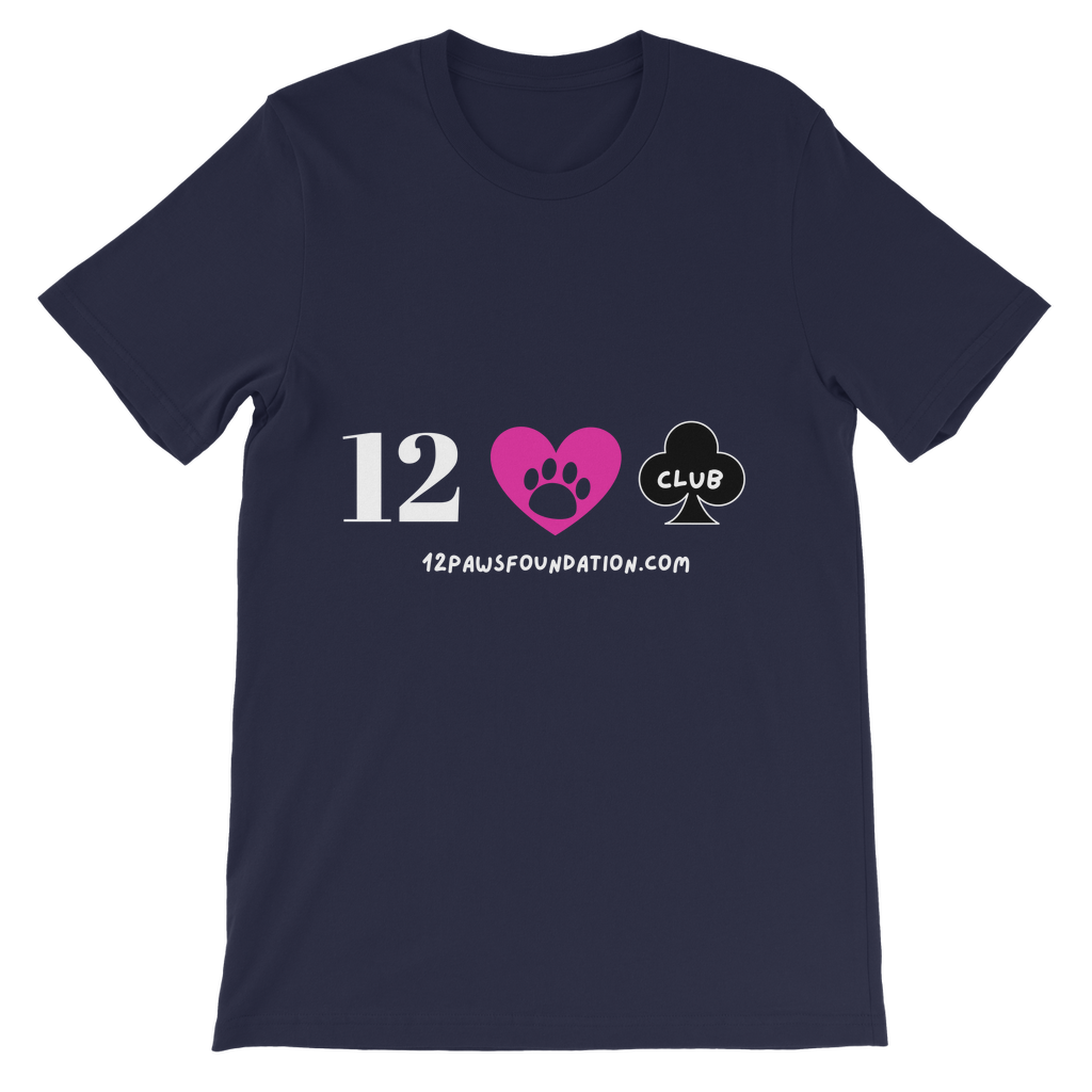 12 Paws Club (White Lettering) Classic Kids T-Shirt