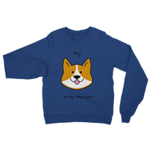 Load image into Gallery viewer, (Black) My Dog is my Therapist Classic Adult Sweatshirt