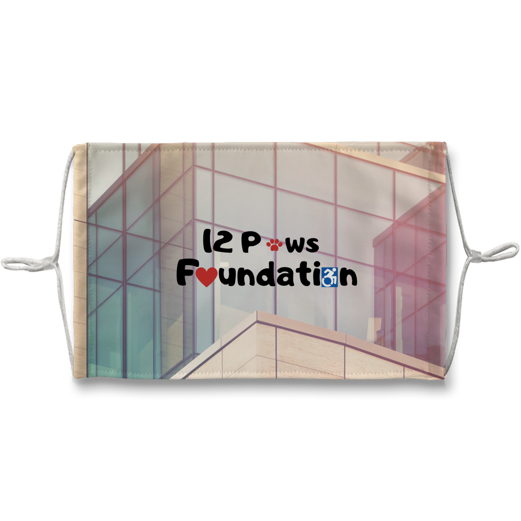 12 Paws Corporate Sublimation Face Mask + 10 Replacement Filters