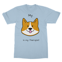 Load image into Gallery viewer, (Black) My Dog is my Therapist Classic Adult T-Shirt