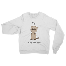 Load image into Gallery viewer, My Ferret is My Therapist (Black) Classic Adult Sweatshirt