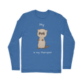 My Ferret is My Therapist (White) Classic Long Sleeve T-Shirt