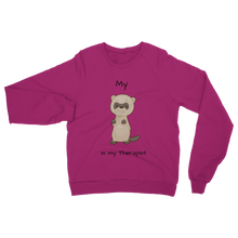 Load image into Gallery viewer, My Ferret is My Therapist (Black) Classic Adult Sweatshirt