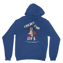 Load image into Gallery viewer, (White Lettering) Friends Fur Life Classic Adult Hoodie
