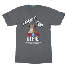 Load image into Gallery viewer, (White Lettering) Friends Fur Life Classic Adult T-Shirt
