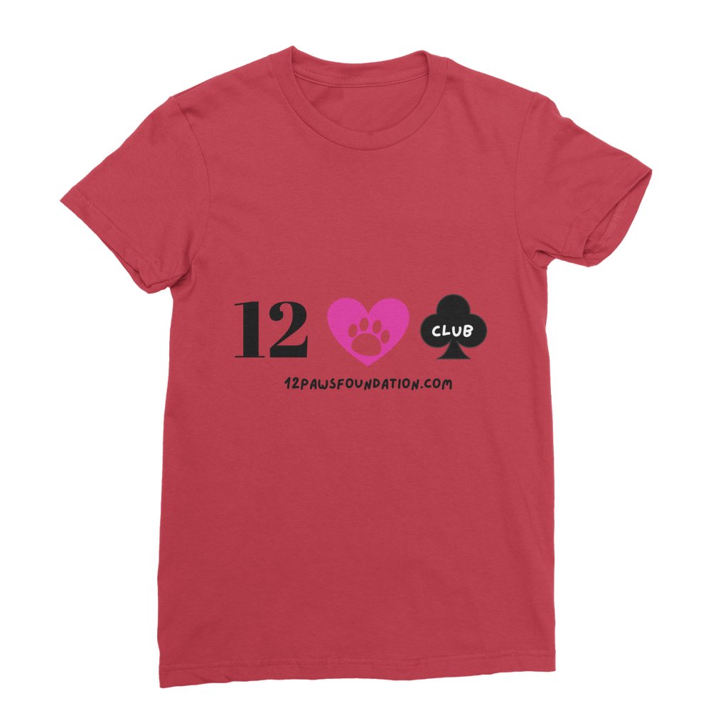 (Black Lettering) 12 Paws Club Classic Women's T-Shirt