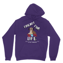 Load image into Gallery viewer, (White Lettering) Friends Fur Life Classic Adult Hoodie