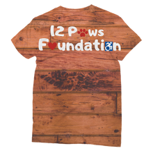 Load image into Gallery viewer, Knock on Wood 12 Paws Pattern Classic Sublimation Women&#39;s T-Shirt