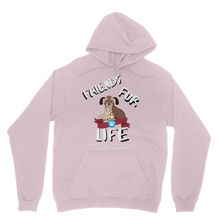 Load image into Gallery viewer, (White Lettering) Friends Fur Life Classic Adult Hoodie