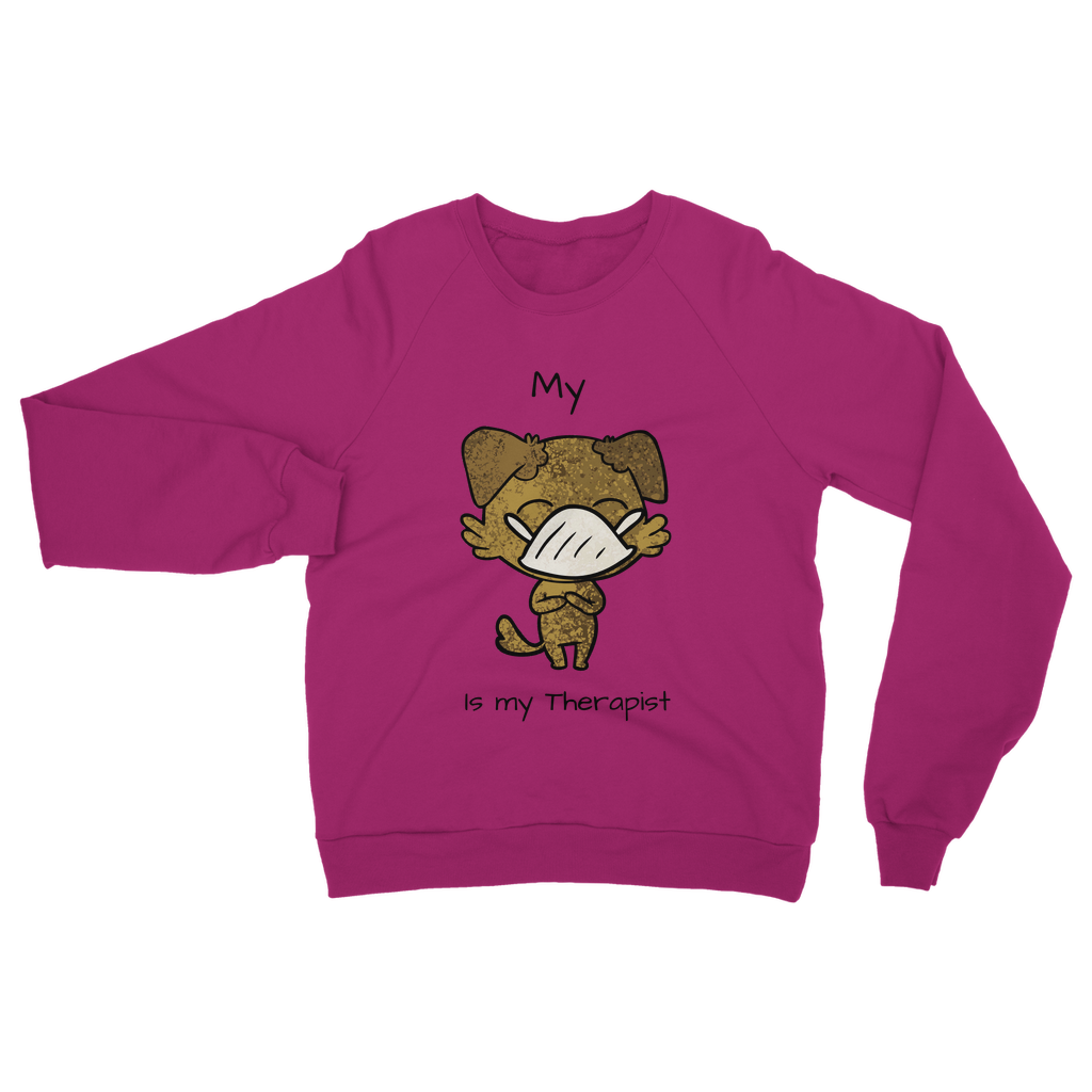 (Black) My ?? is My Therapist Classic Adult Sweatshirt