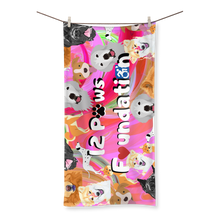 Load image into Gallery viewer, (Pink) 12 Paws Pattern Mask Sublimation All Over Towel