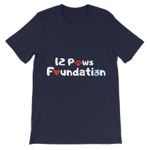 Load image into Gallery viewer, (White Lettering) 12 Paws Foundation Classic Kids T-Shirt